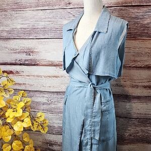 Mossimo Supply Co. Light Blue Midi Dress